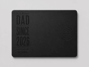Custom Wireless Charging Desk Mat Dad Since 2026 Father’s Day Meaningful Gift