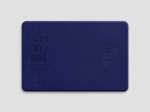 Custom Wireless Charging Desk Mat Forever My Hero Father’s Day Meaningful Gift