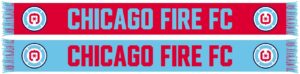 Chicago Fire Two Tone Graphic Scarf - Fan Winter Accessory