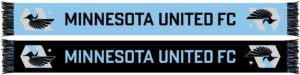 Minnesota United Two Tone Graphic Scarf - Soccer Fan Winter Accessory