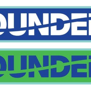 Seattle Sounders Green & Blue Traditional Knit Scarf - MLS Graphic Scarf - Fan Winter Accessory