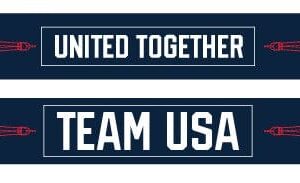 Team USA Tower Graphic Scarf - Sports Fan Winter Accessory
