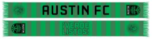 Austin FC Jersey Hook Graphic Scarf - Soccer Fan Winter Accessory