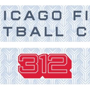 Chicago Fire Jersey Hook Graphic Scarf - Fan Winter Accessory