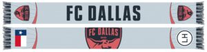 FC Dallas Jersey Hook Graphic Scarf - Soccer Fan Winter Accessory