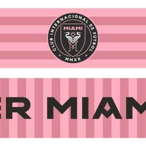 Inter Miami CF Jersey Hook Graphic Scarf - Soccer Fan Winter Accessory