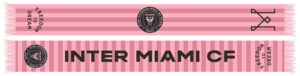 Inter Miami CF Jersey Hook Graphic Scarf - Soccer Fan Winter Accessory