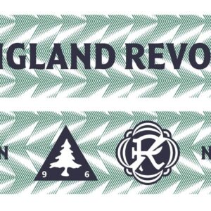 New England Revolution Jersey Hook Graphic Scarf - Soccer Fan Winter Accessory