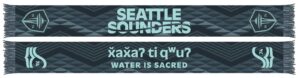 Seattle Sounders Jersey Hook Graphic Scarf - Fan Winter Accessory