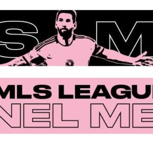 Inter Miami CF Messi MVP Graphic Scarf - Soccer Fan Winter Accessory