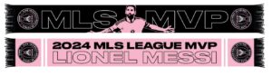 Inter Miami CF Messi MVP Graphic Scarf - Soccer Fan Winter Accessory