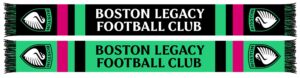 NWSL Boston Legacy Bar Graphic Scarf - Fan Winter Accessory