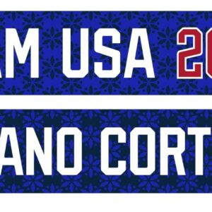 Olympics Team USA Snowflake Graphic Scarf - Sports Fan Winter Accessory
