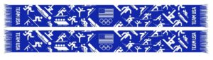 Olympics Team USA Winter Picto Graphic Scarf - Sports Fan Winter Accessory