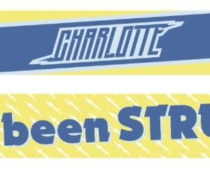 Charlotte FC 3rd Kit Jersey Hook Graphic Scarf - Soccer Fan Winter Accessory