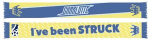Charlotte FC 3rd Kit Jersey Hook Graphic Scarf - Soccer Fan Winter Accessory