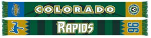 Colorado Rapids 3rd Kit Jersey Hook Graphic Scarf - Soccer Fan Winter Accessory