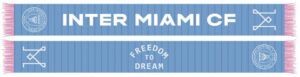 Inter Miami CF 3rd Kit Jersey Hook Graphic Scarf - Soccer Fan Winter Accessory