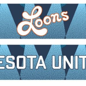 Minnesota United 3rd Kit Jersey Hook Graphic Scarf - Soccer Fan Winter Accessory