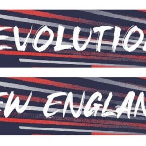 New England Revolution 3rd Kit Jersey Hook Graphic Scarf - Soccer Fan Winter Accessory