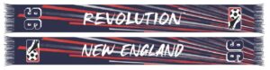 New England Revolution 3rd Kit Jersey Hook Graphic Scarf - Soccer Fan Winter Accessory