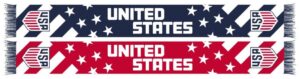 US Soccer Stars & Bars Graphic Scarf - Soccer Fan Winter Accessory