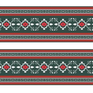 Mexican Football Federation Aztec Graphic Scarf - Soccer Fan Winter Accessory