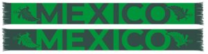Mexican Football Federation Mexico Eagle Graphic Scarf - Soccer Fan Winter Accessory