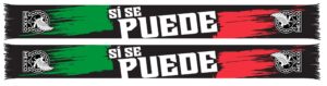 Mexican Football Federation Si Se Puede Graphic Scarf - Soccer Fan Winter Accessory