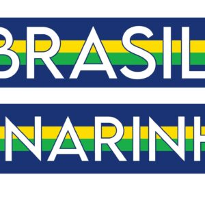Brazil Country Graphic Scarf - Soccer Fan Winter Accessory