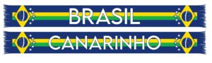 Brazil Country Graphic Scarf - Soccer Fan Winter Accessory