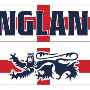 England Country Graphic Scarf - Soccer Fan Winter Accessory