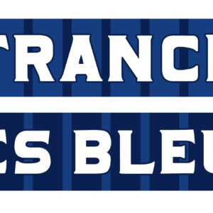 France Country Graphic Scarf - Soccer Fan Winter Accessory