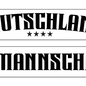 Germany Country Graphic Scarf - Soccer Fan Winter Accessory