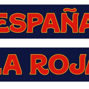 Spain Country Graphic Scarf - Soccer Fan Winter Accessory