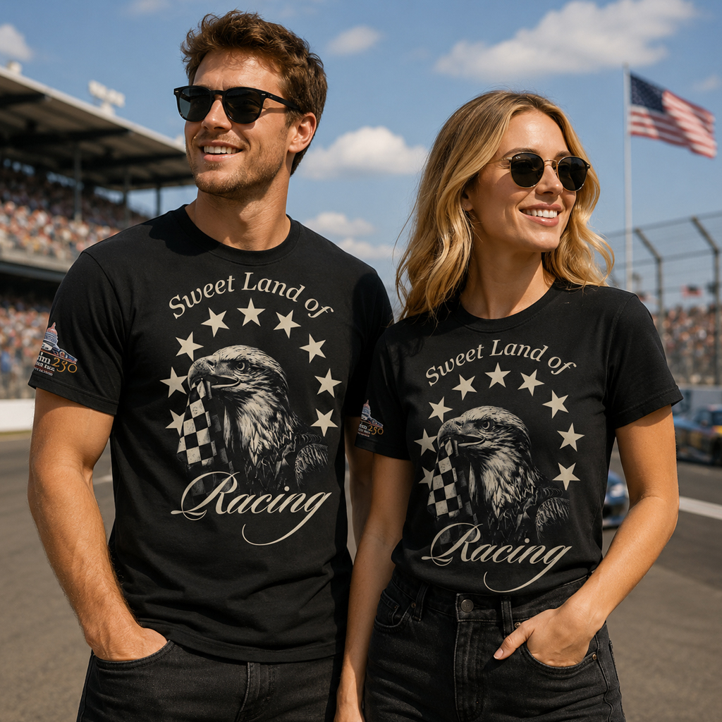 2026 Freedom Sweet Land Of Racing T-Shirt 2 2026 Freedom Sweet Land Of Racing T-Shirt