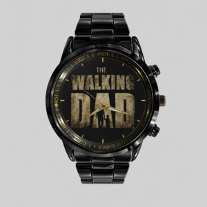 The Walking Dad Men's Black Watch - Funny Father's Day Gift