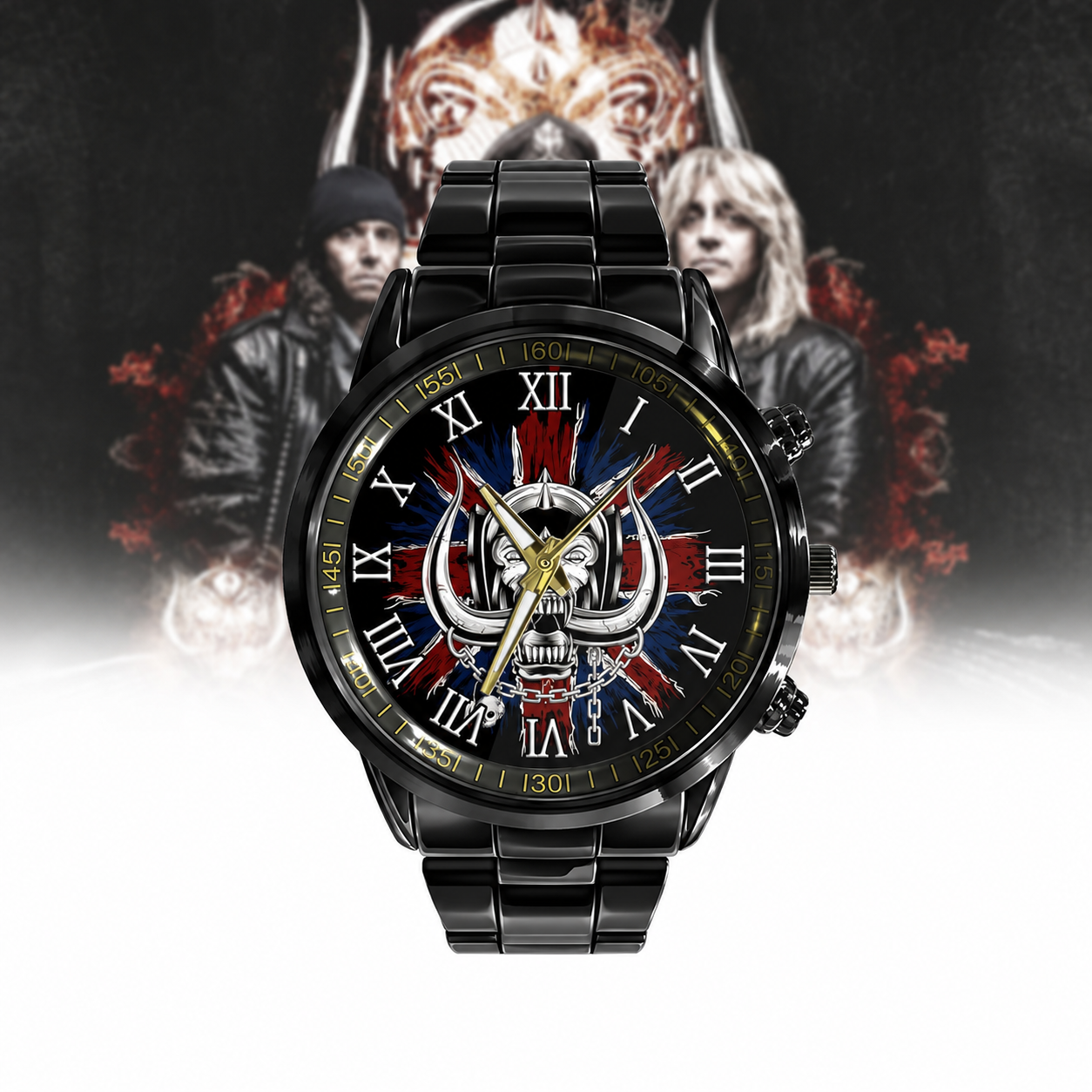 Motorhead Stainless Steel Watch 1 Motorhead Stainless Steel Watch