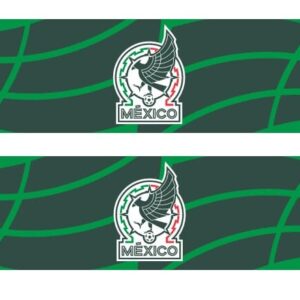 Mexican Football Federation Eagle Graphic Scarf - Soccer Fan Winter Accessory