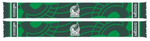 Mexican Football Federation Eagle Graphic Scarf - Soccer Fan Winter Accessory