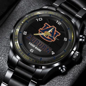 Personalized Auburn Tigers Stainless Steel Watch