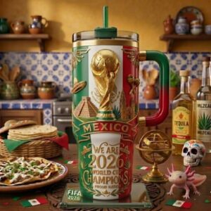 Global Soccer Event 2026 Mexico National Football Team Graphic Tumbler for Fans