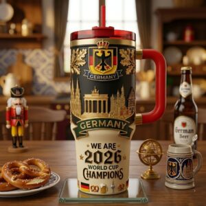 Global Soccer Event 2026 Germany National Football Team Graphic Tumbler for Fans