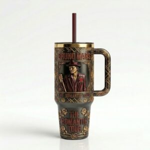 Bruno Mars The Romantic Tour 2026 Graphic Tumbler for Music Fans