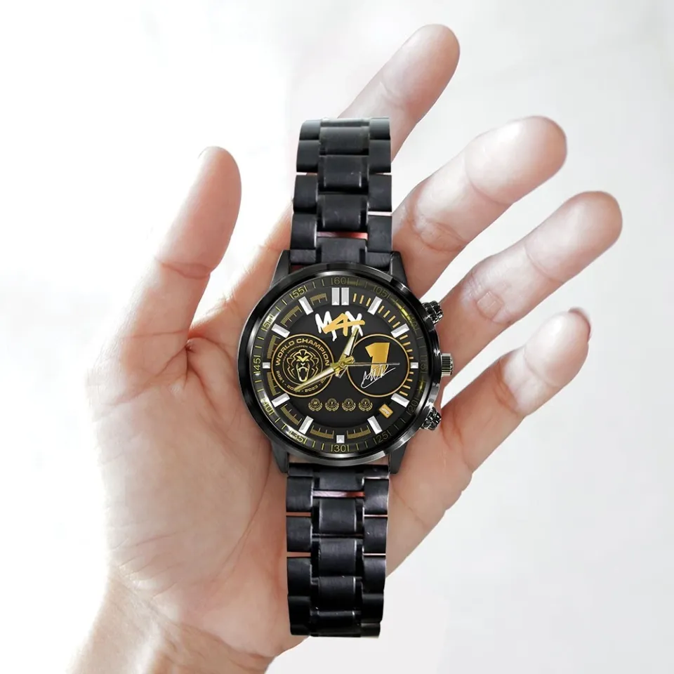 Personalized MV1 Black Stainless Steel Watch 3 Personalized MV1 Black Stainless Steel Watch