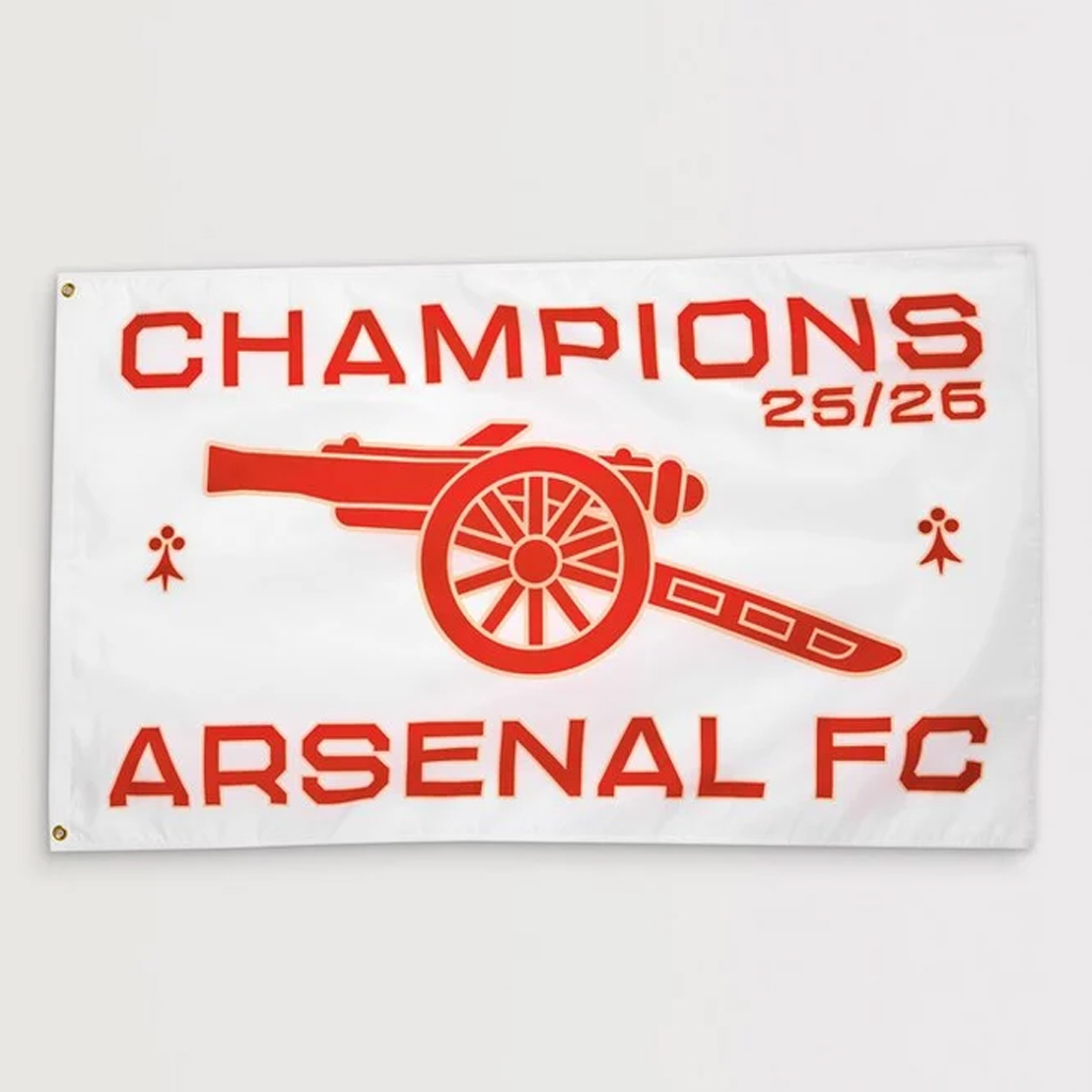 Arsenal FC Champions 25/26 Flag 1 Arsenal FC Champions 25-26 Flag