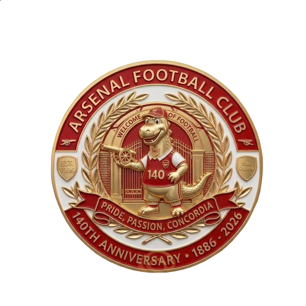 Arsenal Football Club 140th Anniversary Pride Passion Coin 2 Arsenal Football Club 140th Anniversary Pride Passion Coin