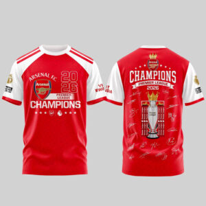 Arsenal Premier League Champions 2026 T-Shirt