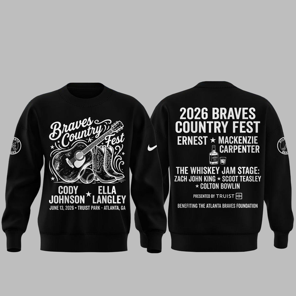 Atlanta Braves 2026 Braves Country Fest Shirt 2 Atlanta Braves 2026 Braves Country Fest Sweatshirt