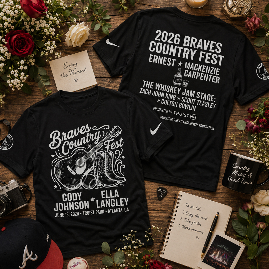Atlanta Braves 2026 Braves Country Fest Shirt 4 Atlanta Braves 2026 Braves Country Fest T-Shirt